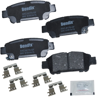 Plaquettes de frein arrière en céramique qualité supérieur de BENDIX - CFC995 pa1