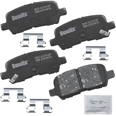 Rear Premium Ceramic Pads by BENDIX - CFC999 pa1