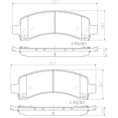 BREMBO - P10066N - Disc Brake Pads pa1