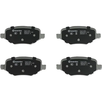 Rear Premium Ceramic Pads by BREMBO - P24172N pa7