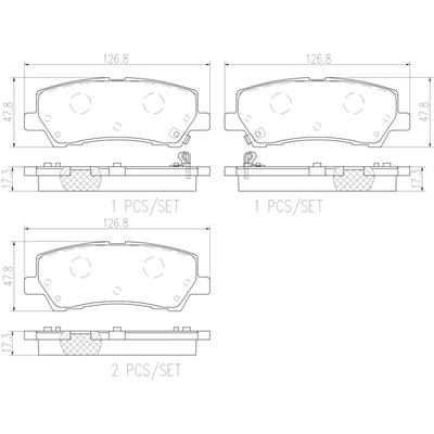 BREMBO - P24205N - Disc Brake Pads pa2