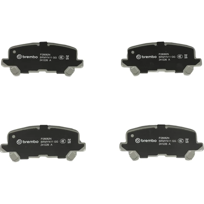 Rear Premium Ceramic Pads by BREMBO - P28082N pa12