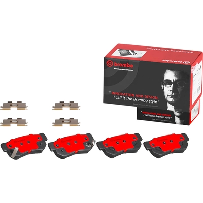 Rear Premium Ceramic Pads by BREMBO - P30014N pa8