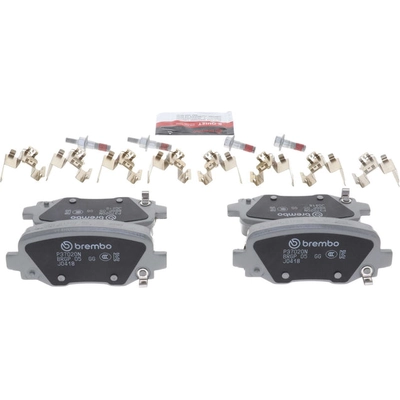 Rear Premium Ceramic Pads by BREMBO - P37020N pa9