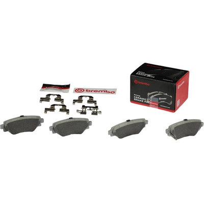 Rear Premium Ceramic Pads by BREMBO - P49049N pa19