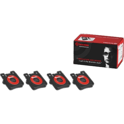 Rear Premium Ceramic Pads by BREMBO - P50017N pa6