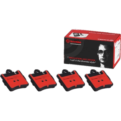 Rear Premium Ceramic Pads by BREMBO - P50042N pa8