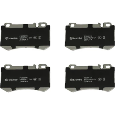 Rear Premium Ceramic Pads by BREMBO - P50061N pa8