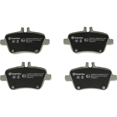 BREMBO - P50091N - Rear Premium Ceramic Pads pa12