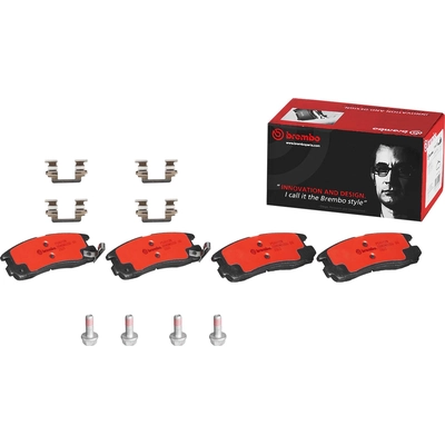 Rear Premium Ceramic Pads by BREMBO - P54012N pa4