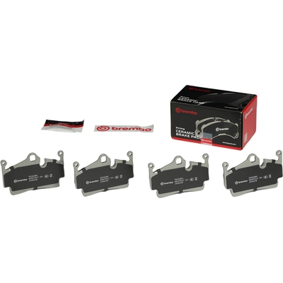 Rear Premium Ceramic Pads by BREMBO - P65028N pa8