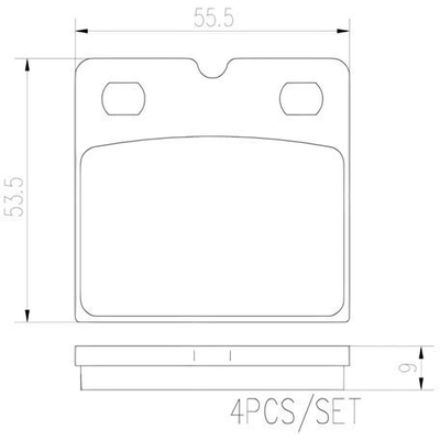 Plaquettes de frein arrière en céramique qualité supérieur by BREMBO - P02001N pa10