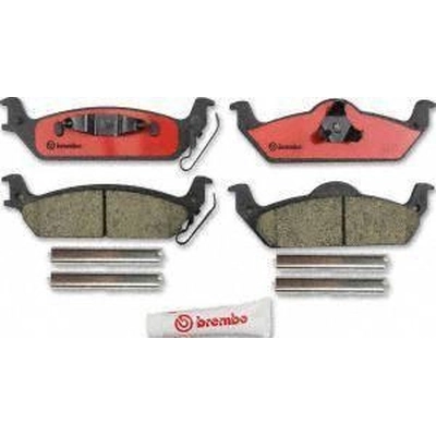 Plaquettes de frein arrière en céramique qualité supérieur by BREMBO - P15012N pa2