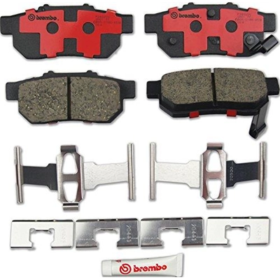 Rear Premium Ceramic Pads by BREMBO - P28025N pa6