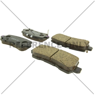 Plaquettes de frein arrière en céramique qualité supérieur par CENTRIC PARTS - 301.16980 pa3