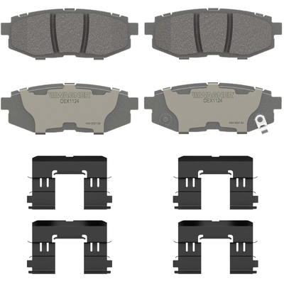 WAGNER - OEX1124 - Disc Brake Pads pa1