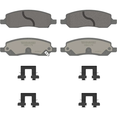 Rear Premium Ceramic Pads by WAGNER - OEX1172 pa18