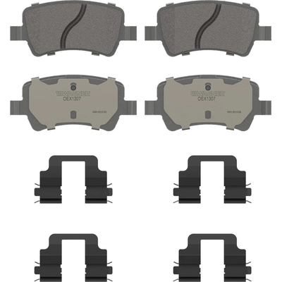 Rear Premium Ceramic Pads by WAGNER - OEX1307 pa4