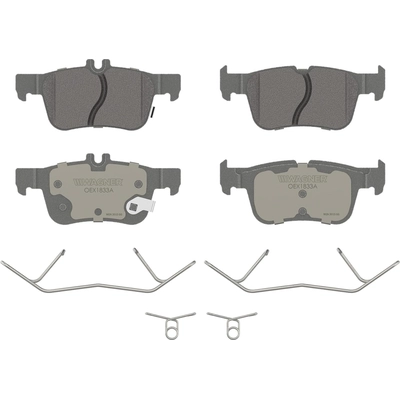 Rear Premium Ceramic Pads by WAGNER - OEX1833A pa1