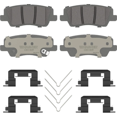 WAGNER - OEX1839 - Rear Disc Brake Pad Set pa1