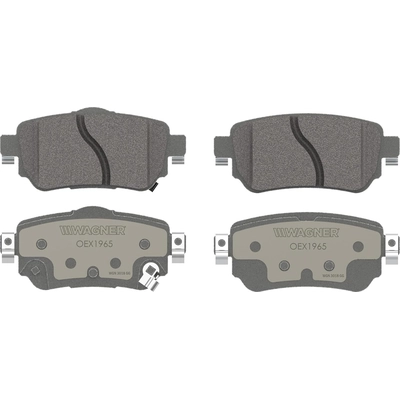 Rear Premium Ceramic Pads by WAGNER - OEX1965 pa1