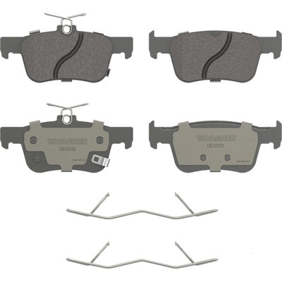 Rear Premium Ceramic Pads by WAGNER - OEX2102 pa1