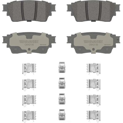 Rear Premium Ceramic Pads by WAGNER - OEX2135 pa1