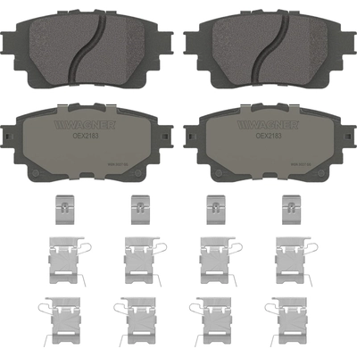 Rear Premium Ceramic Pads by WAGNER - OEX2183 pa1