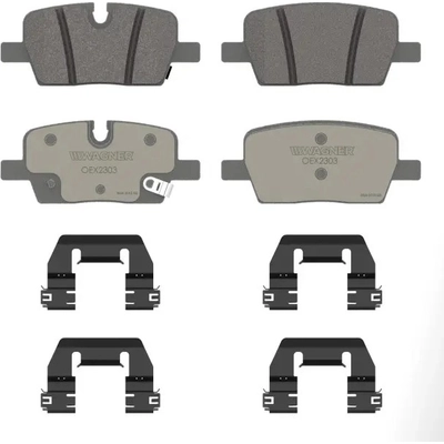 Rear Premium Ceramic Pads by WAGNER - OEX2303 pa1
