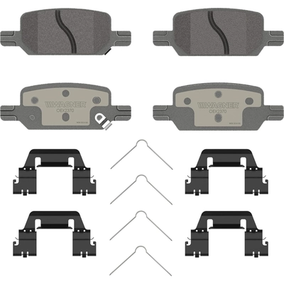 Rear Premium Ceramic Pads by WAGNER - OEX2370 pa1