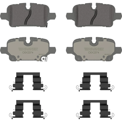 Rear Premium Ceramic Pads by WAGNER - OEX2374 pa1