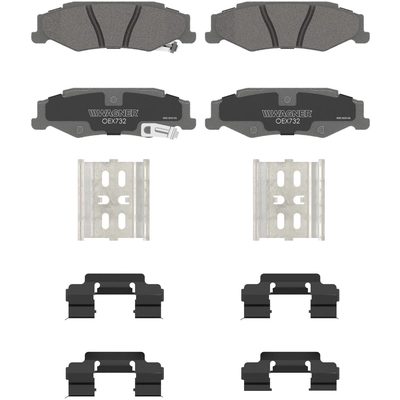 WAGNER - OEX732 - Rear Disc Brake Pads pa1