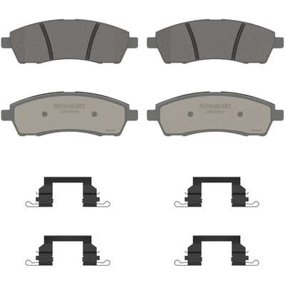 WAGNER - OEX757M - Rear Disc Brake Pads pa1