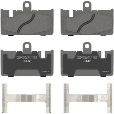 WAGNER - OEX871 - Rear Disc Brake Pads pa1