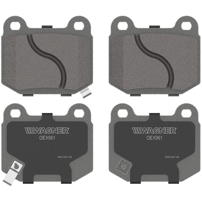 WAGNER - OEX961 - Rear Disc Brake Pads pa1