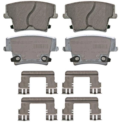 Rear Premium Ceramic Pads by WAGNER - OEX1057 pa25