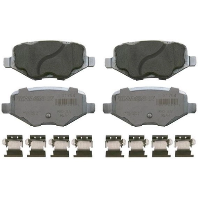 Rear Premium Ceramic Pads by WAGNER - OEX1754 pa16