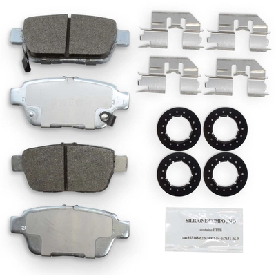 NRS BRAKE - NS1103 - Premium Galvanized Disc Brake Pad Set pa2