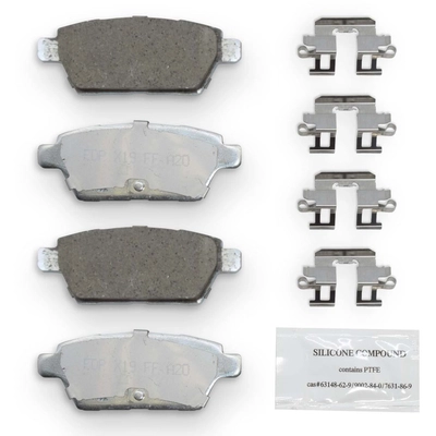 NRS BRAKE - NS1161 - Premium Galvanized Disc Brake Pad Set pa4