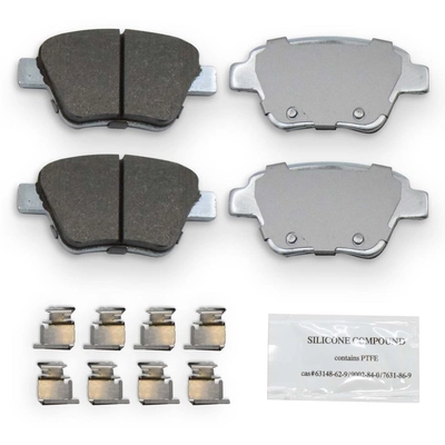 NRS BRAKE - NS1456 - Premium Galvanized Disc Brake Pad Set pa4