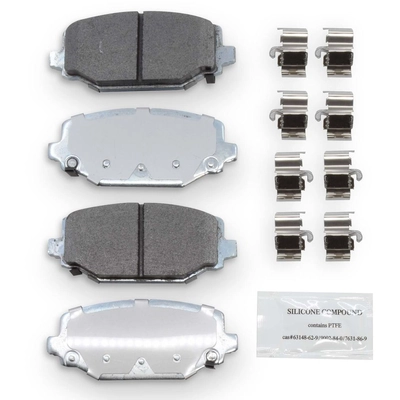 NRS BRAKE - NS1596 - Premium Galvanized Disc Brake Pad Set pa1