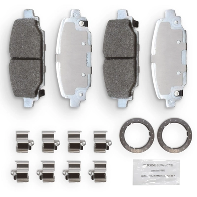 NRS BRAKE - NS2172 - Premium Galvanized Disc Brake Pad Set pa4