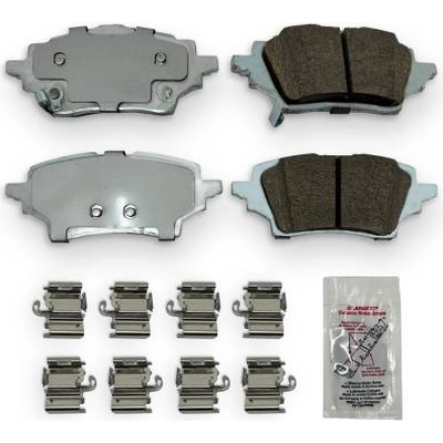 Rear Premium Galvanized Pads by NRS BRAKE - NS2202 pa1