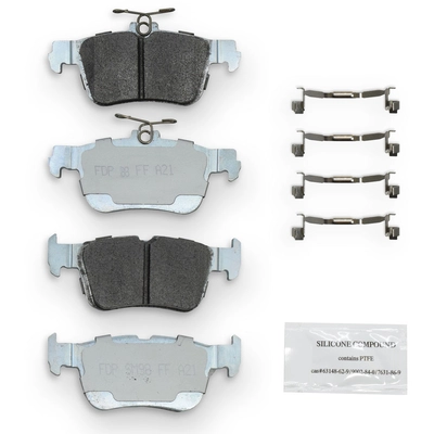 NRS BRAKE - NS2384 - Premium Galvanized Disc Brake Pad Set pa1