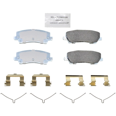 NRS BRAKE - NS2412 - Premium Galvanized Disc Brake Pad Set pa2
