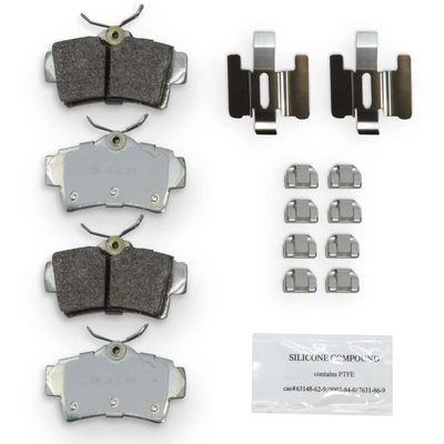 Rear Premium Galvanized Pads by NRS BRAKE - NS627 pa4