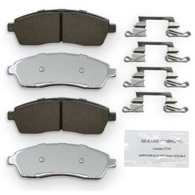 NRS BRAKE - NS757 - Premium Galvanized Disc Brake Pad Set pa1