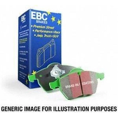 Rear Premium Organic Pads by EBC BRAKE - DP21518 pa3