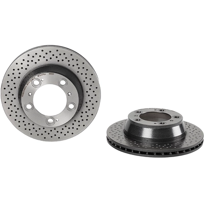 Rear Premium Rotor by BREMBO - 09.6665.11 (1 Qty) pa2