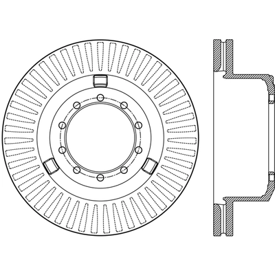 Disque de frein arrière de qualité supérieur par CENTRIC PARTS - 120.65151 pa1